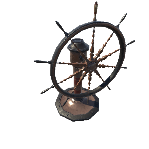 Control Wheel Nautical 03 Animatable